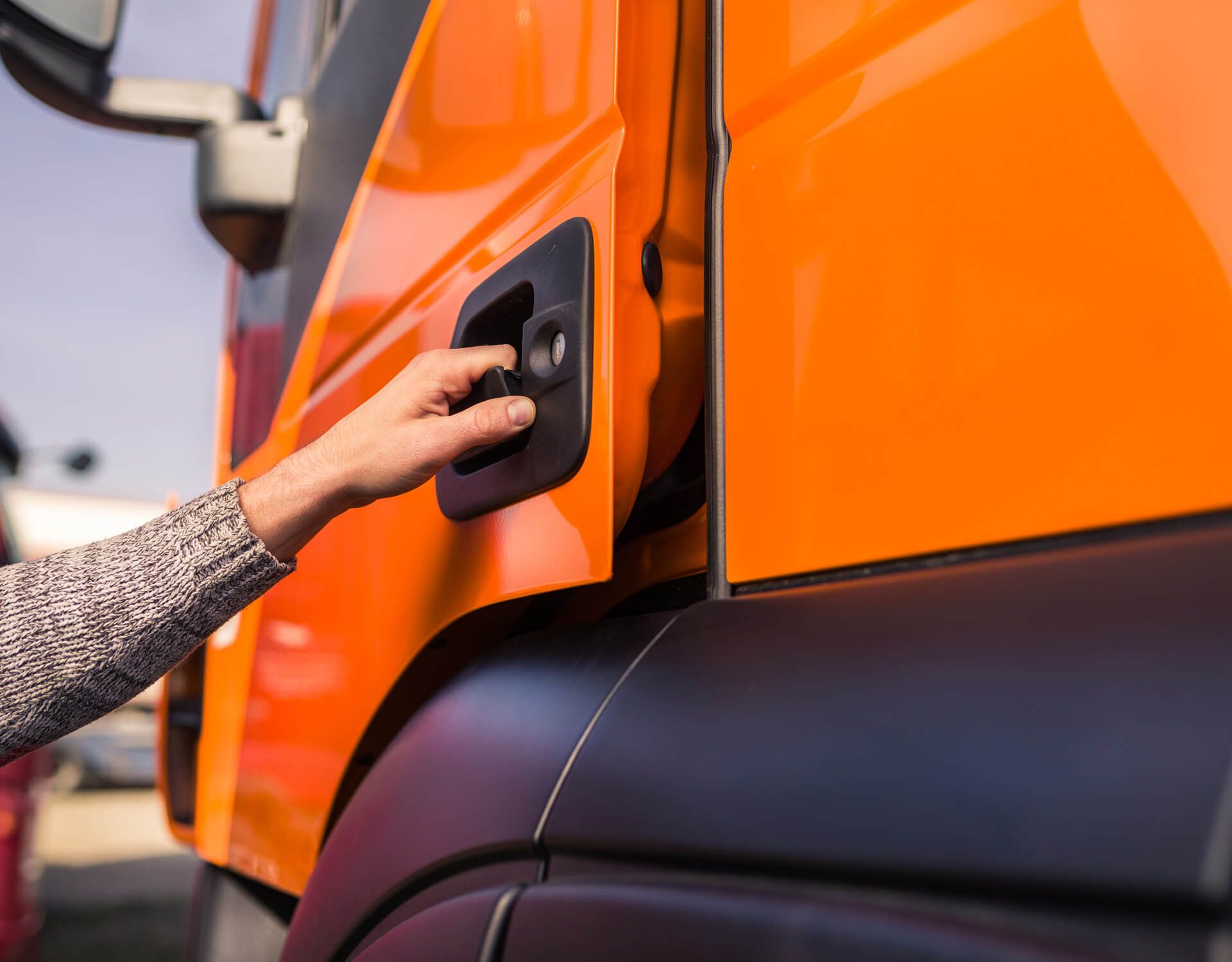 Nahaufnahme LKW